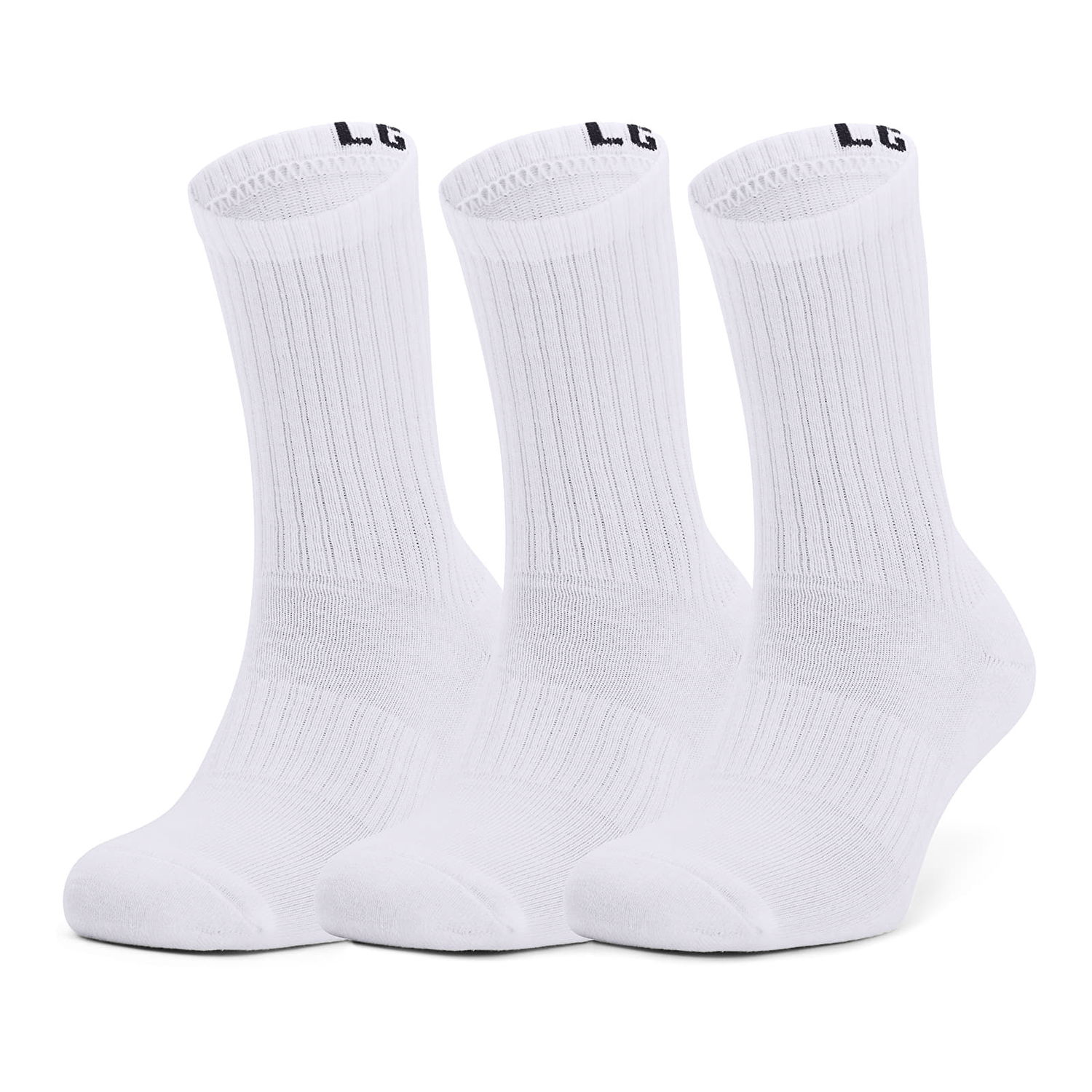 Ponožky Under Armour Core Crew 3 Pack Biela | 1358345-100, 0