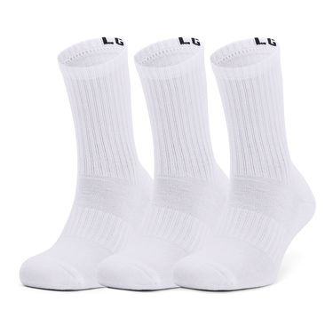Ponožky Under Armour Core Crew 3 Pack Biela | 1358345-100, 0