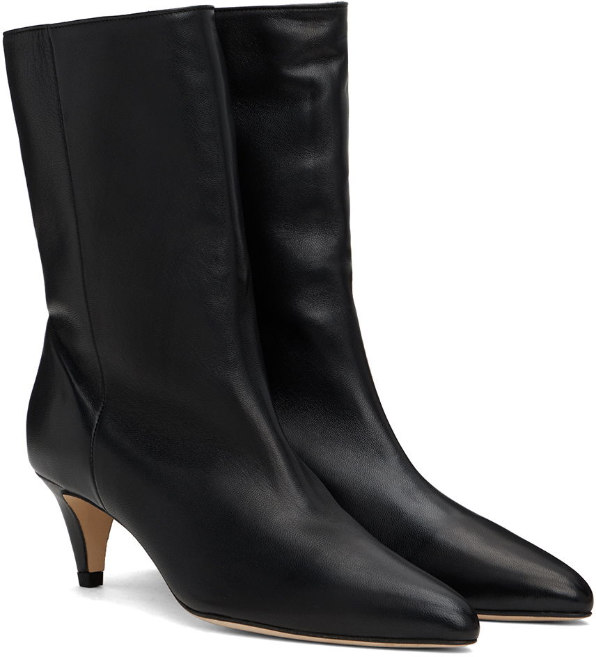 Lysander Leather Kitten Heel Boots