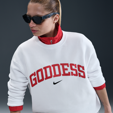 Sveter Nike Nike Sportswear Phoenix Fleece Crewneck Sweatshirt Biela | IM0332-100, 2