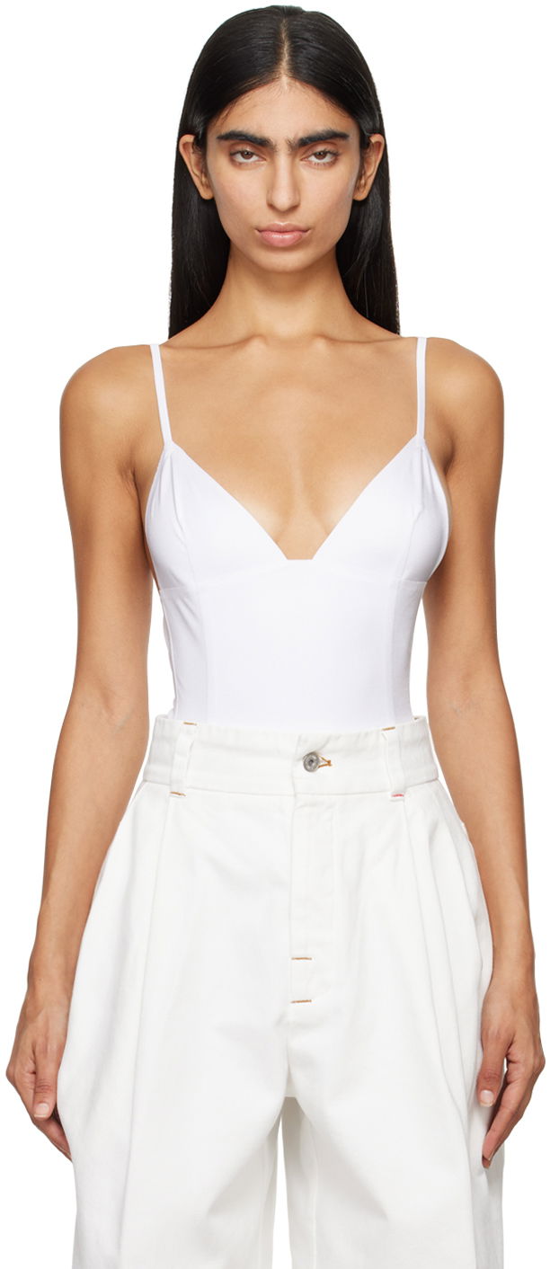 Body Jacquemus La Casa 'Le body Spallina' Bodysuit Biela | 24H243JS190-2311, 0