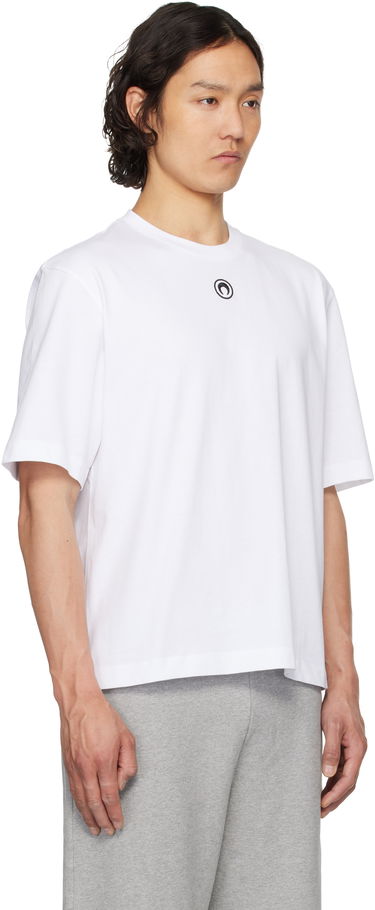 Tričko Marine Serre Organic Cotton Plain T-Shirt Čierna | MTT077A CJER0009, 4