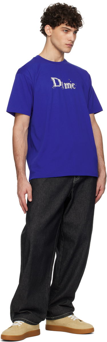 Tričko Dime Classic Stone Graphic T-Shirt Modrá | DIMEHO2455NVY, 3