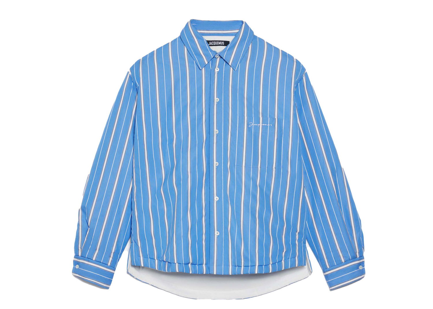 Košeľa Jacquemus La Chemise Boulanger Tyrkysová | 236SH105-1453-3BR, 0
