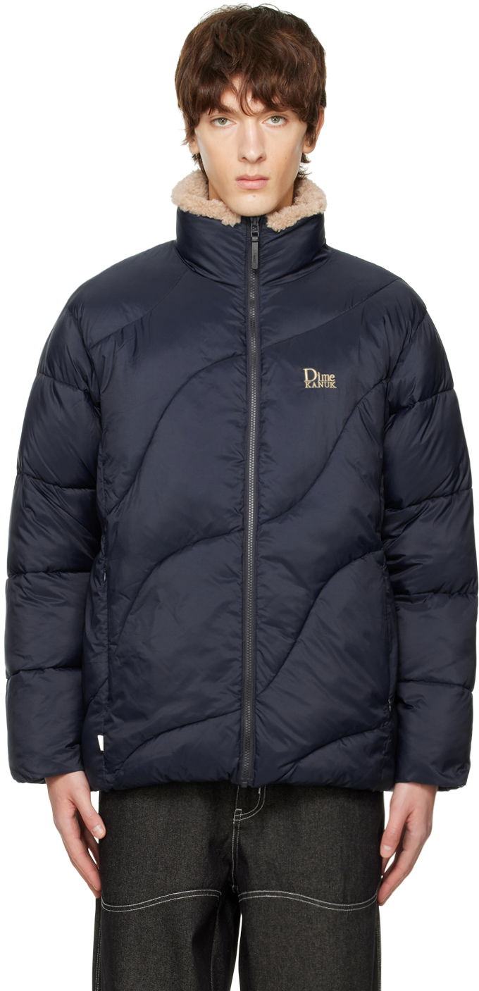 Prešívaná bunda Dime Kanuk Edition Wavy Puffer Jacket Navy | DIMEKA1NVY (10173), 0