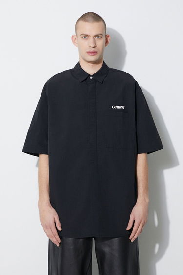 Košeľa Marcelo Burlon Nylon Over Shirt Relaxed Čierna | CMGG005S24FAB0011001, 0
