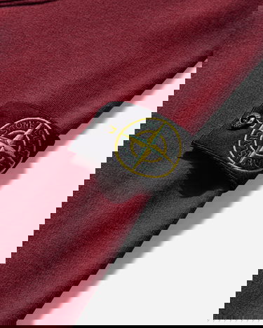 Mikina Stone Island Garment Dyed Crewneck Sweatshirt Vínová | K2S15-6100028-S0A20 V0012, 4