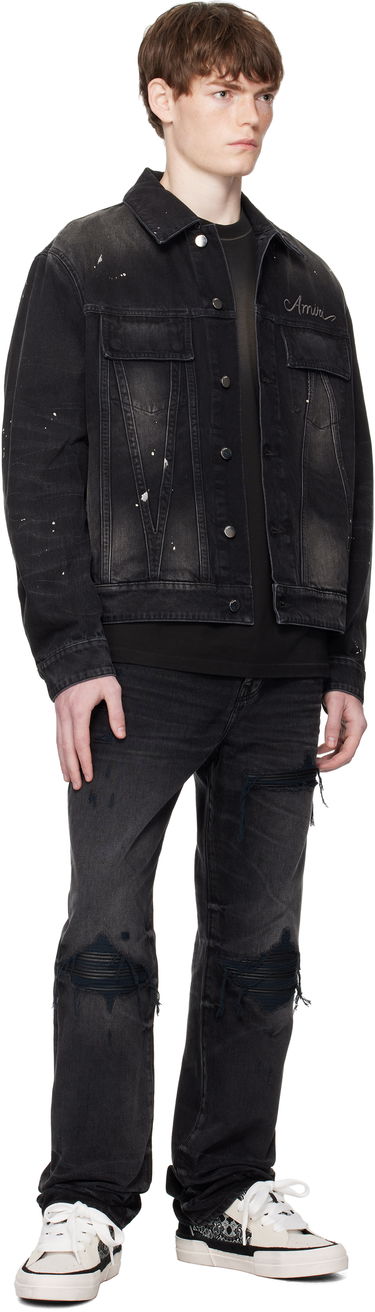 Bunda AMIRI Amiri Bleach Bandana Denim Jacket Čierna | AMDNTR1025, 3