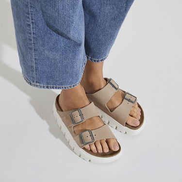 Tenisky a topánky Birkenstock Arizona Chunky Suede Leather Béžová | 1024950, 7