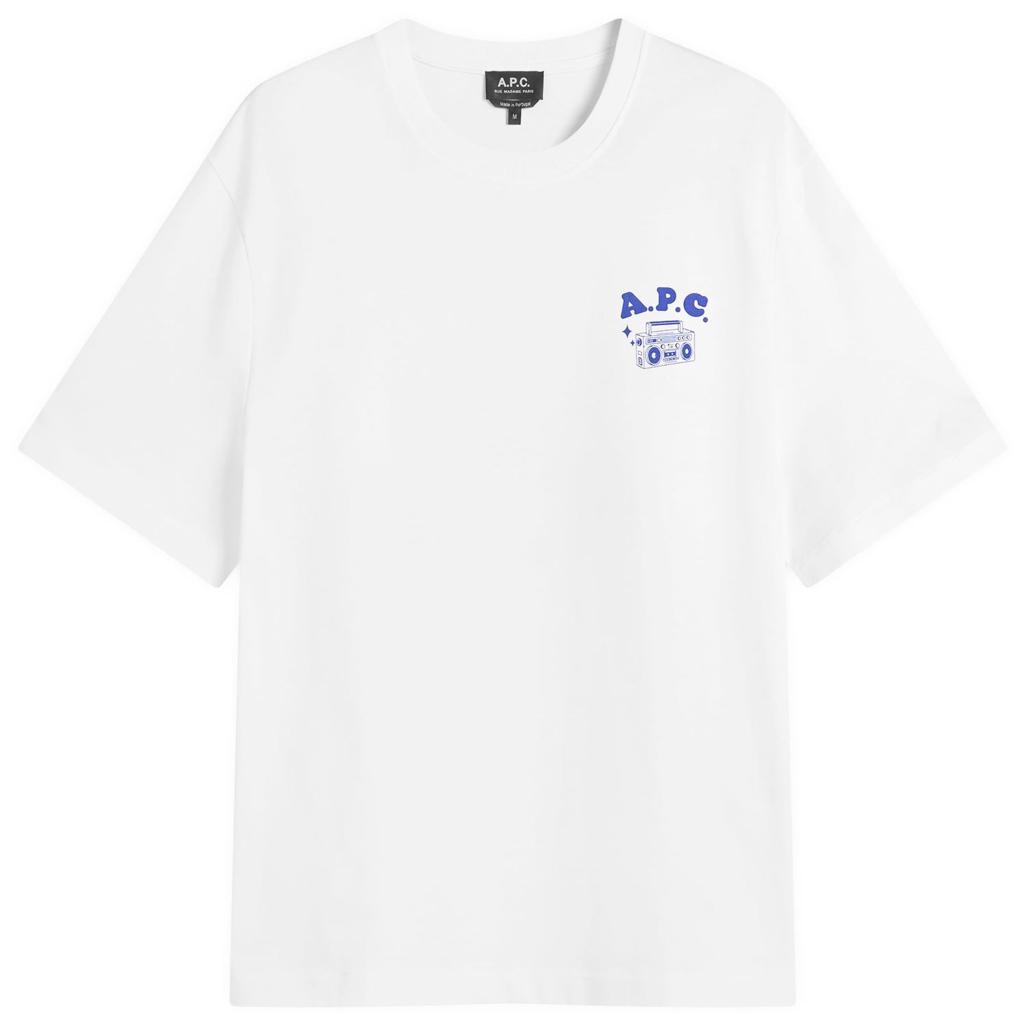 Tričko A.P.C. Men's Disco Print T-Shirt, Size Small Biela | COHGS-M26530-AAB, 0