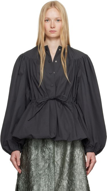 Košeľa Dries Van Noten Dries Van Noten Drawstring Peplum Top Čierna | 251-010501-1449, 0