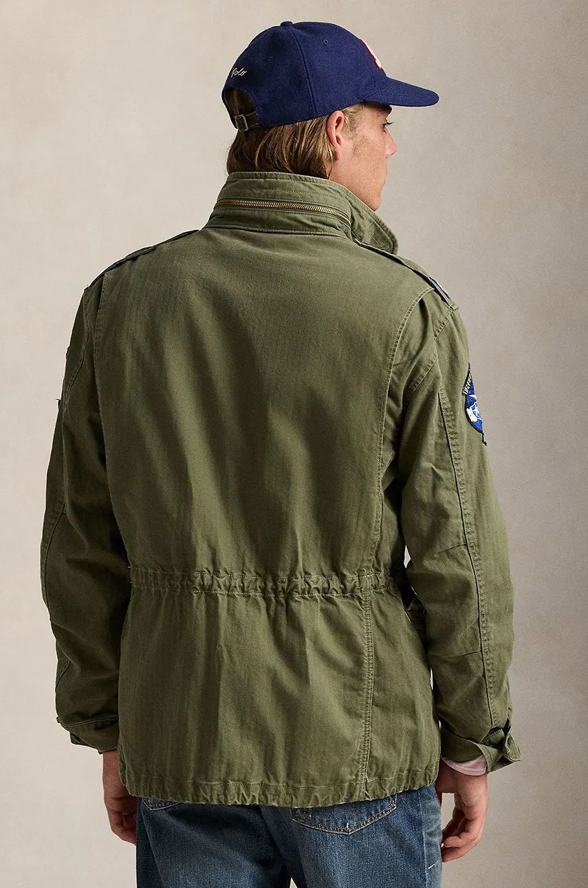 Vesta Polo by Ralph Lauren Green Cotton Field Jacket Béžová | 710961616, 1