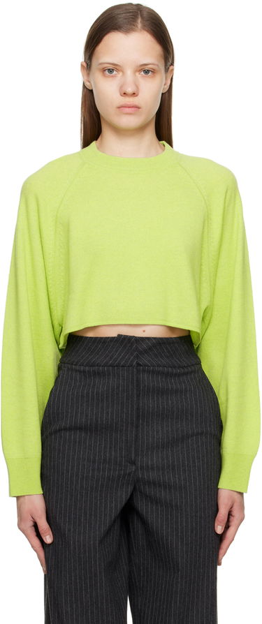 Sveter Loulou de Saison Loulou de Saison Bocas Cropped Sweater Zelené | BOCAS, 0