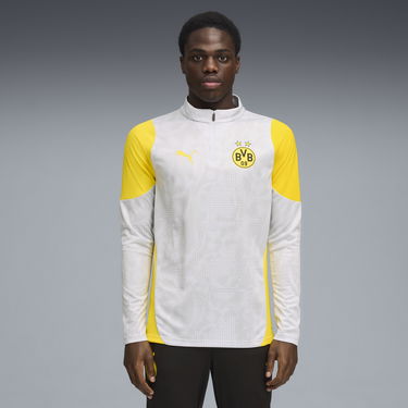 Mikina Puma Borussia Dortmund Men's Training Quarter-Zip Top Šedá | 781669_18, 1