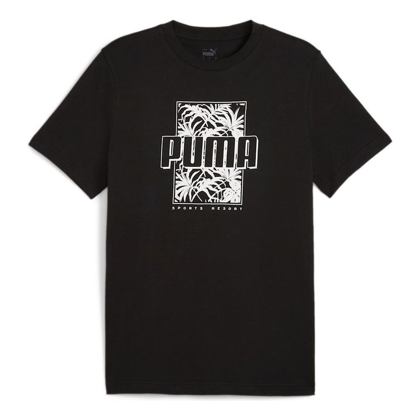 Tričko Puma Palm Resort Graphic T-Shirt Čierna | 683000-01