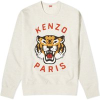 Sveter KENZO Lucky Tiger Crew Sweat Pale Grey Béžová | FE58SW0104MF-93, 1