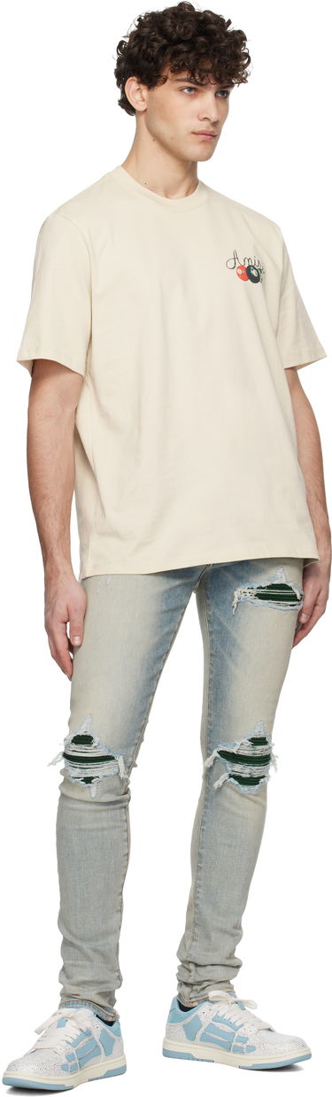 Tenisky a topánky AMIRI Crystal Skel Top Low Biela | AMFOSR1108, 4
