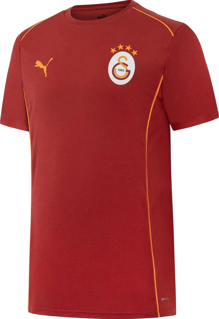 Tričko Puma Galatasaray Istanbul Casual T-Shirt with Contrast Piping Červená | 781214-01, 0