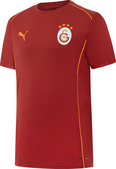 Tričko Puma Galatasaray Istanbul Casual T-Shirt with Contrast Piping Červená | 781214-01, 0