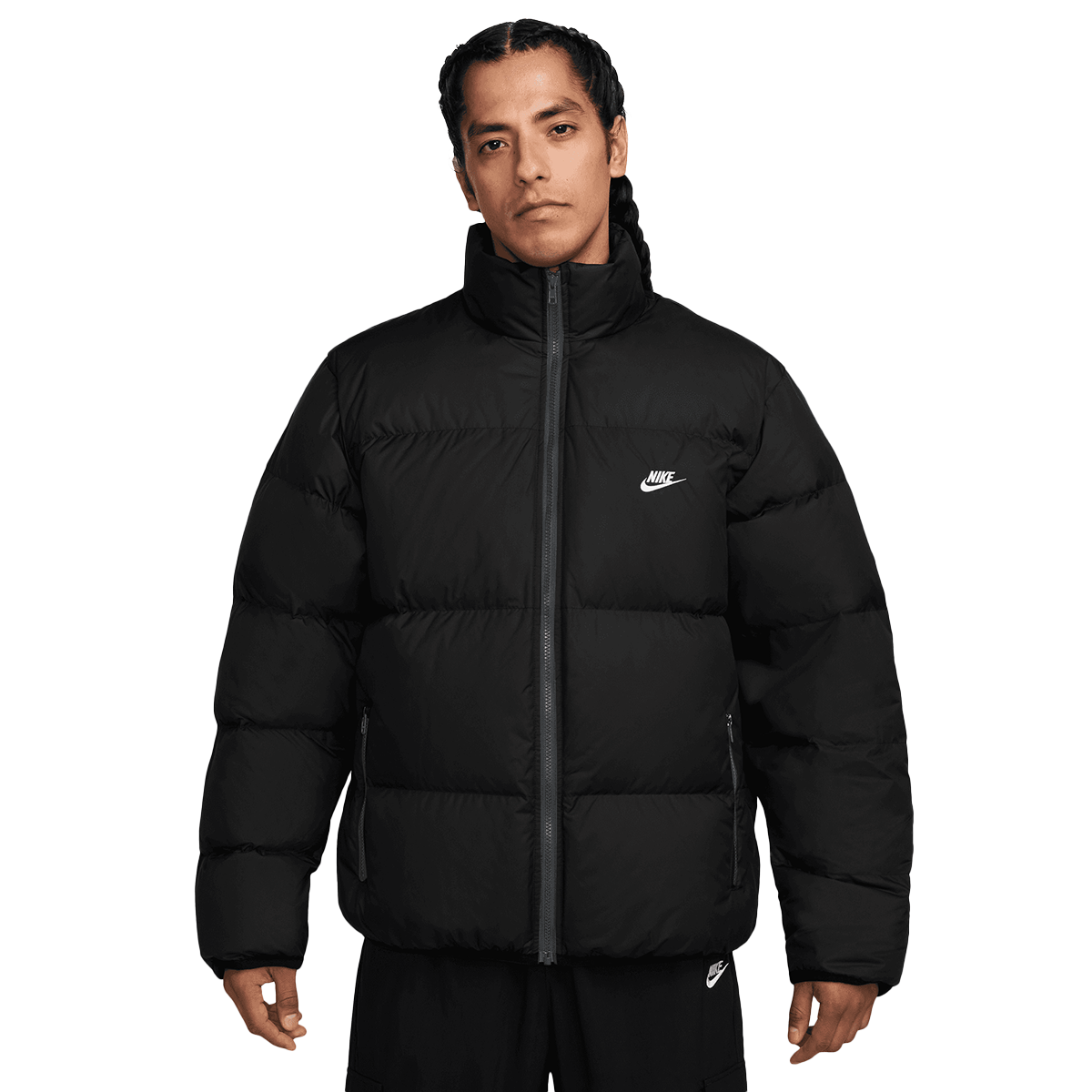 Prešívaná bunda Nike Club Puffer Jacket Čierna | IB2975-010, 0