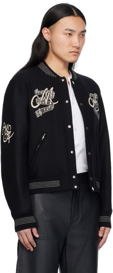 Bomber bunda AMIRI AMIRI 'Hollywood Music Club' Wool Bomber Jacket Čierna | AMOUBB1039, 1