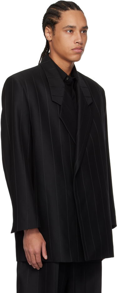 Kabáty Fear of God Fear of God Pinstripe Relaxed Blazer Čierna | FGE260-602TSWV, 1
