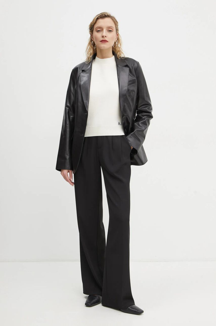 Bunda STAND STUDIO Stand Studio Mina Leather Blazer Čierna | 66391.7850, 1