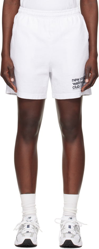 Šortky Sporty & Rich 'Wellness Club' Shorts Biela | SH039506128WH01, 0