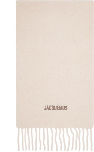 Šál Jacquemus Les Classiques 'The Moisson' Scarf Béžová | 23HACU00574AOT4032, 4