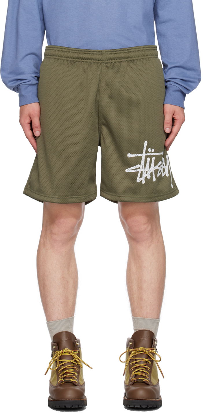 Šortky Stüssy Khaki Drawstring Zelené | 112285, 0