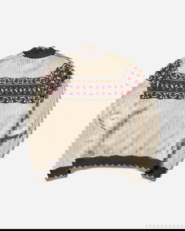 Sveter adidas Originals CLOT by Edison Chen Crochet SST Track Top Béžová | IM7909, 2