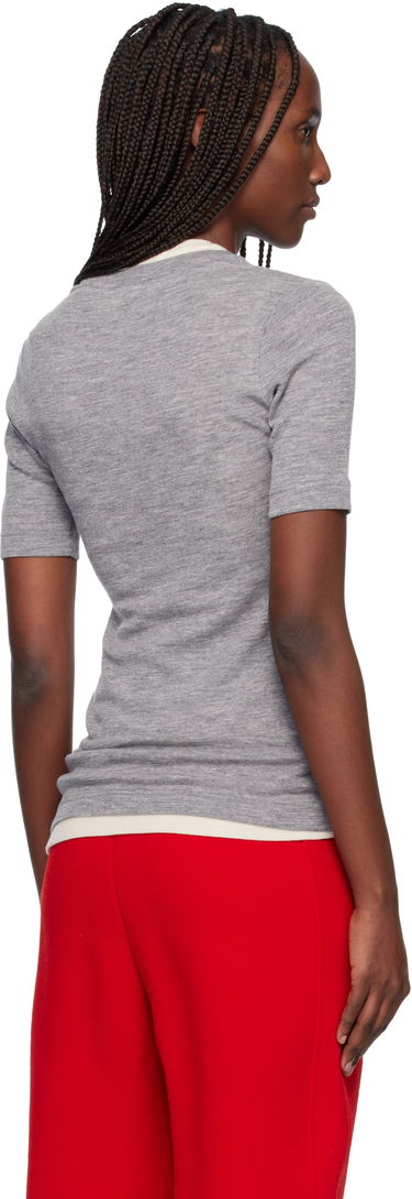 Súprava Jil Sander Lightweight Slub Wool Top Set Šedá | J40FV0114_J20226, 2