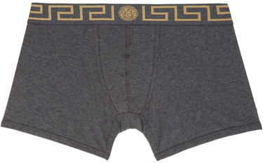 Boxerky Versace Two-Pack Greca Border Boxers Šedá | AU10192 A232741, 1