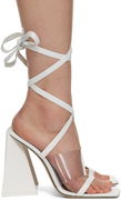 Attico Isa Lace-Up Heeled Sandals