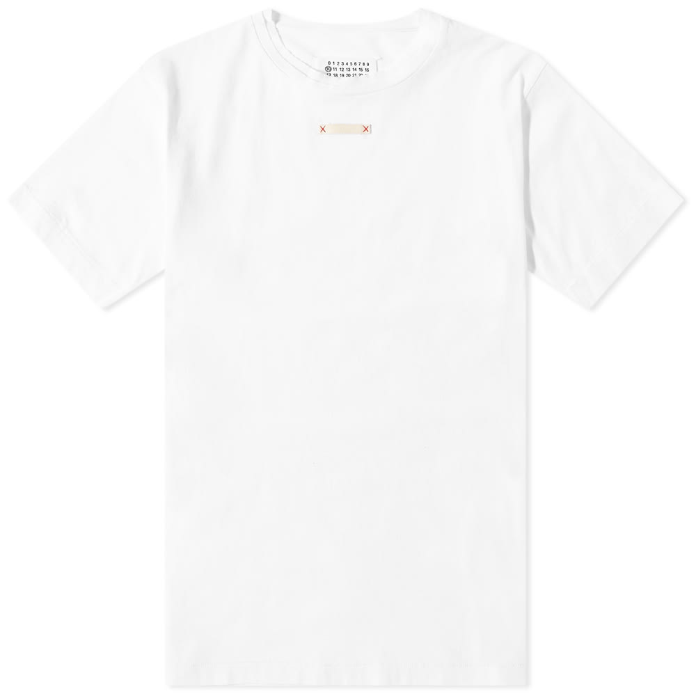 Tričko Maison Margiela Name Tag Tee Biela | S50GC0667-S23867-100, 0
