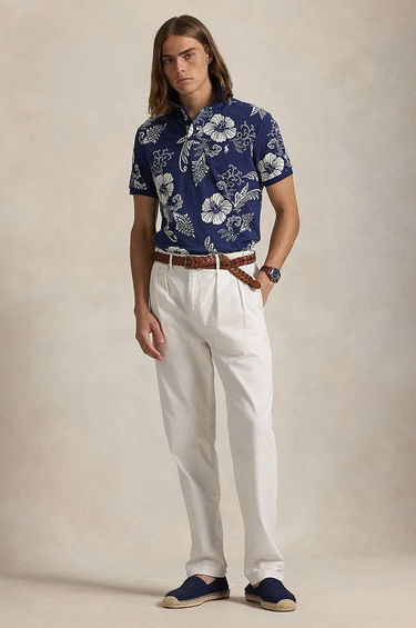 Polo tričko Polo by Ralph Lauren Polo Ralph Lauren Floral Print Polo Shirt Modrá | 710956684, 2