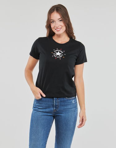 Tričko Converse CHUCK CRYSTAL ENERGY REGULAR TEE Čierna | 10025008-A01, 1