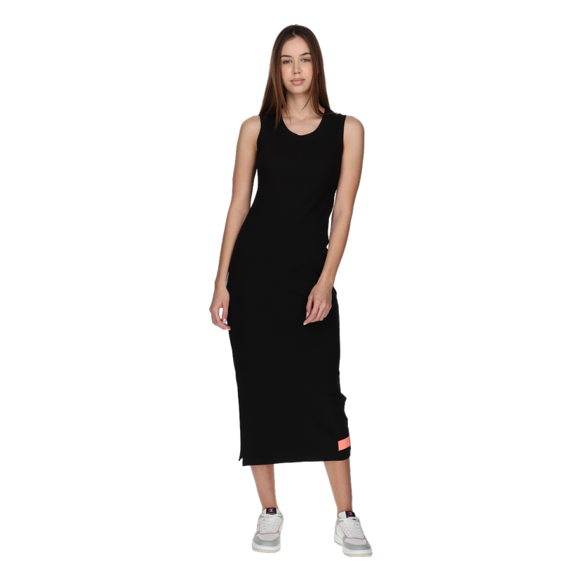 Šaty Champion Simple Sleeveless Midi Dress Čierna | 117621-KK001