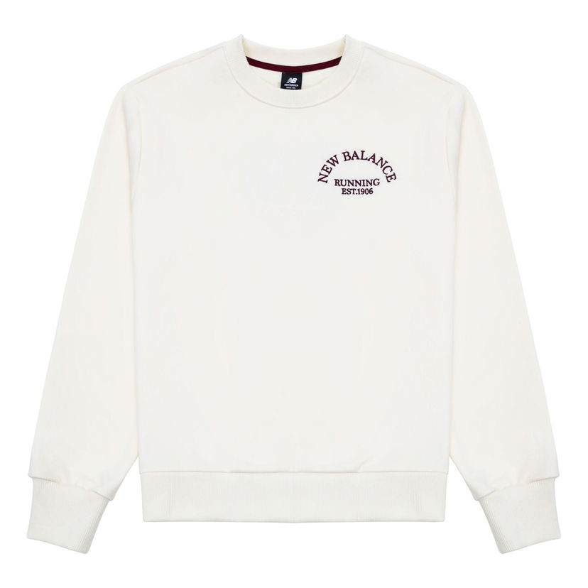Sveter New Balance Men's Sportswear Sweatshirt Biela | AMT31311-CIC