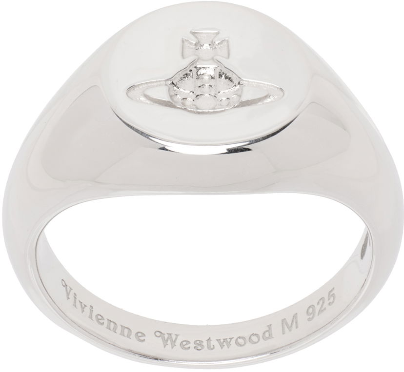 Prsteň Vivienne Westwood Sigillo Ring Šedá | 64040048-01W004-FJ