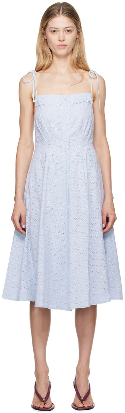 Šaty GUIZIO Guizio Acadia Midi Dress Modrá | P24403W098, 0