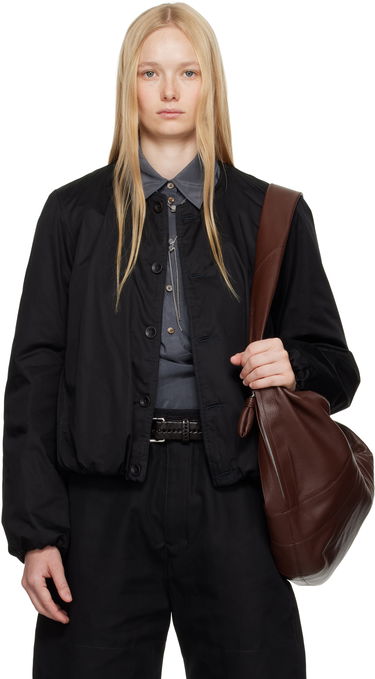 Bomber bunda LEMAIRE Lemaire Wadded Bomber Jacket Čierna | OW1128 LF1207, 0