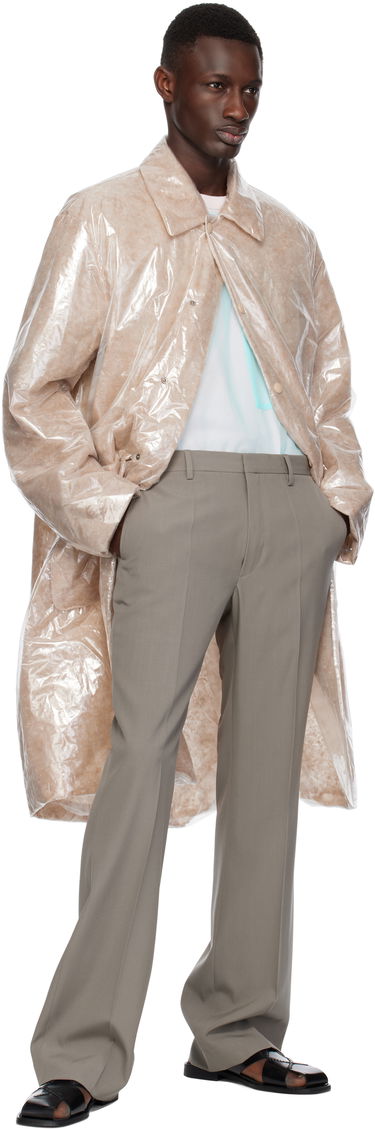 Pláštenka Dries Van Noten Dries Van Noten Loose Fit Mac Coat Béžová | 251-020222-1257, 3