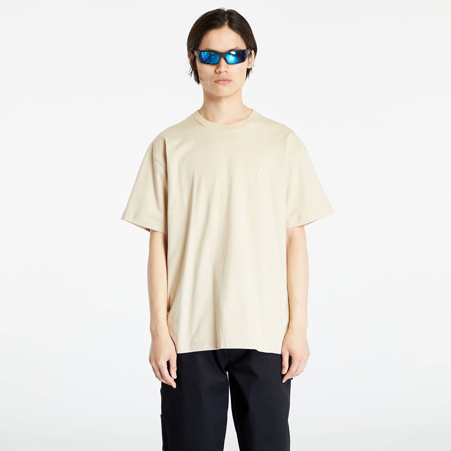 Tričko Patta Basic Script P T-Shirt Béžová | POC-BC23-SPTS-032, 0