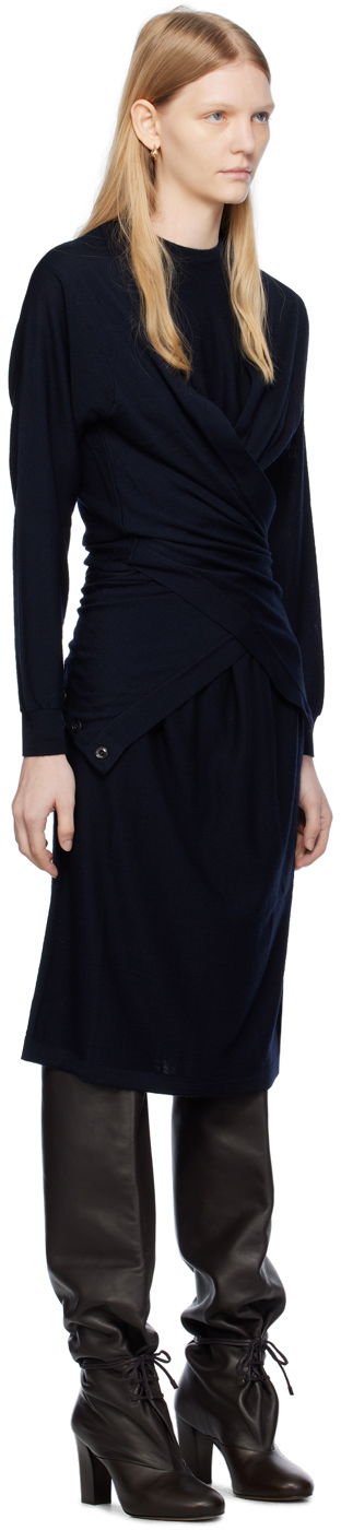 Šaty LEMAIRE Lemaire Midi Dress Navy | DR1030 LK087, 1