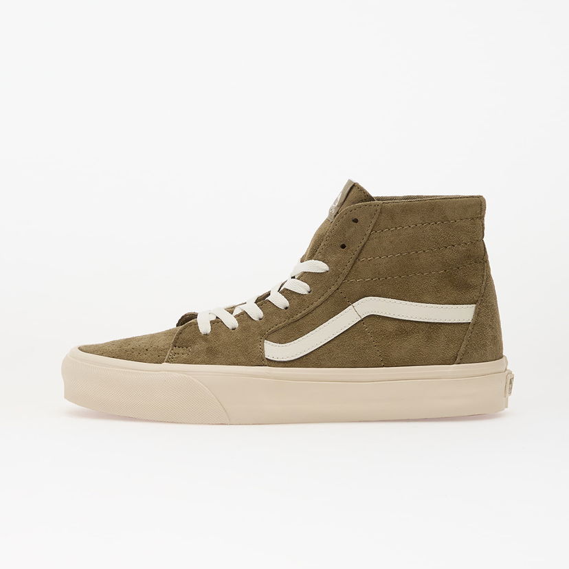 Tenisky a topánky Vans SK8-Hi Tapered Pig Suede Zelené | VN000DCFEMF1