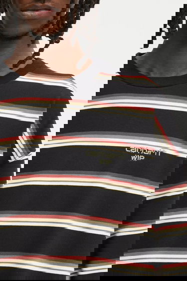 Tričko Carhartt WIP Striped Long-Sleeve Holm T-Shirt Rôznofarebný | I035303.37DXX, 3
