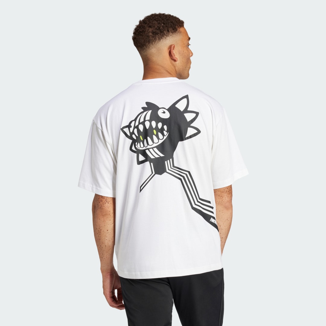 Tričko adidas Performance Fortnite x Future Icons Graphic Tee Biela | JV9953, 1