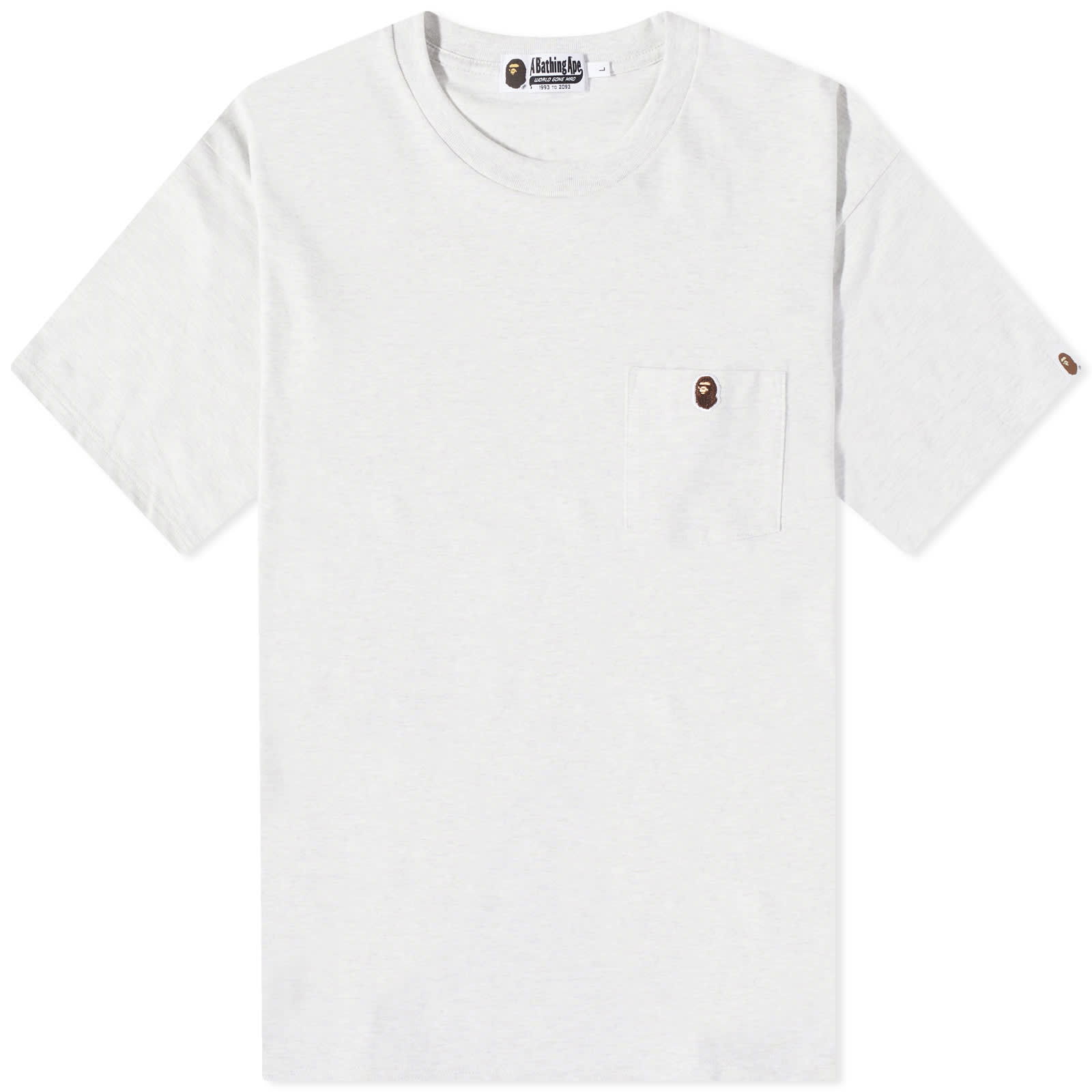 One Point Pocket T-Shirt Grey