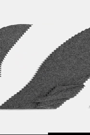 Klobúk GANNI Soft Wool Balaclava Šedá | A6475, 0